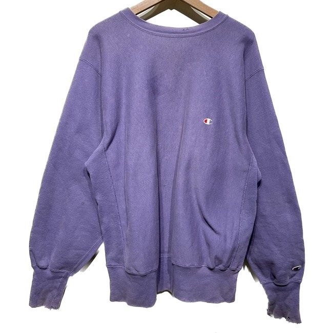 Champion REVERSE WEAVE スウェット 90s 90年代 刺しゅうタグ 長袖 トレーナー クルーネック 裏起毛 ワンポイント ブランドロゴ 刺しゅう オーバーサイズ アメカジ 古着