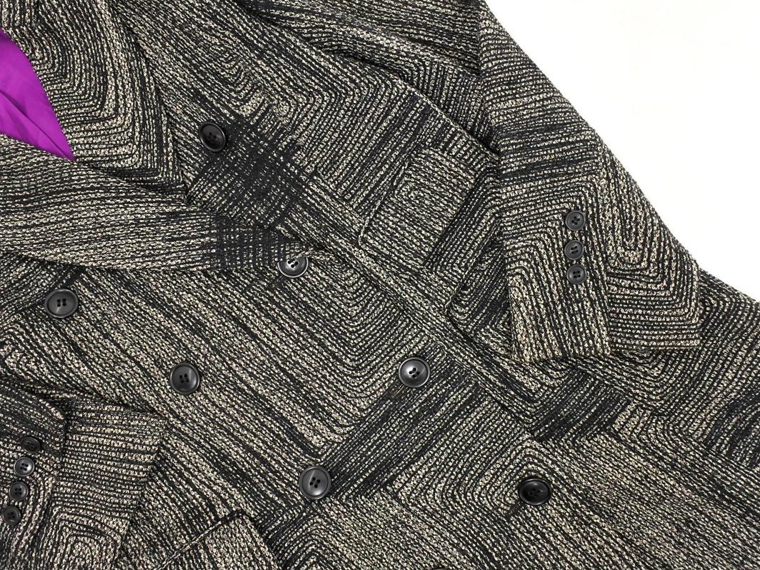SCAPA スキャパ ツイード ダブル チェスター コート size38