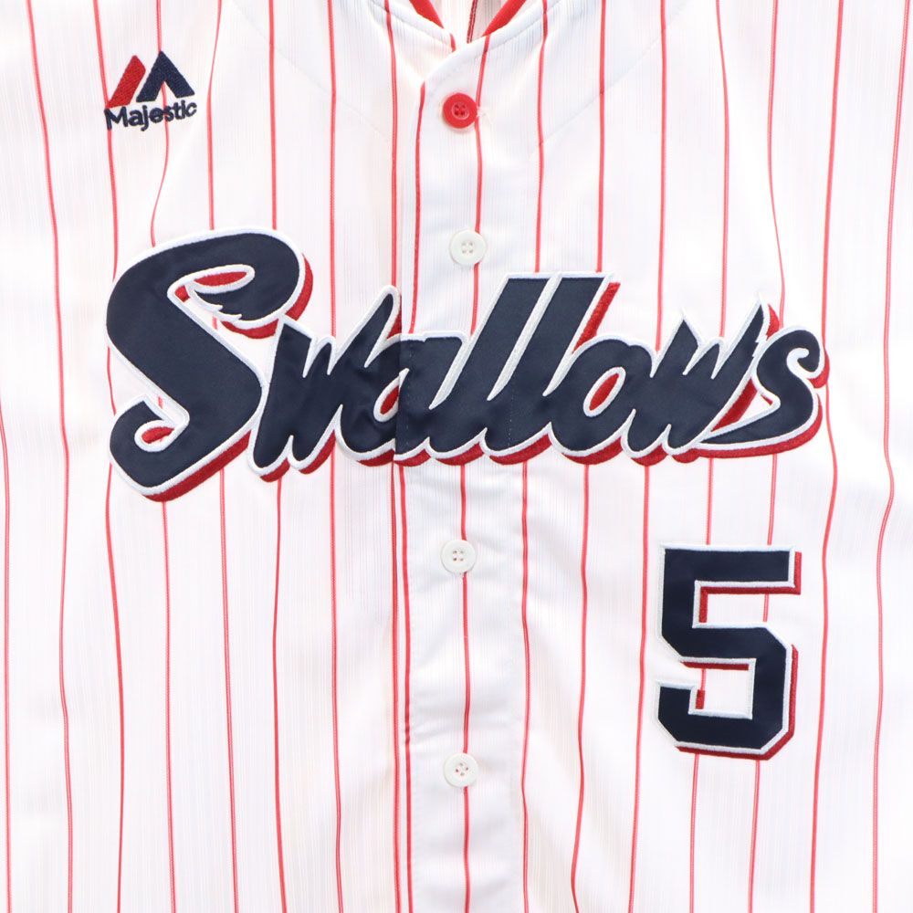 東京ヤクルトスワローズ　5川端慎吾　マジェスティック製ユニフォーム 東京ヤクルトスワローズ 5川端慎吾 マジェスティック製