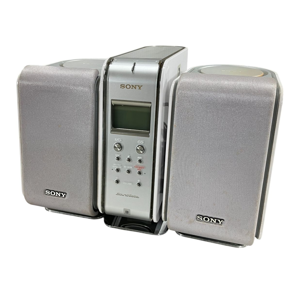 SONY LAM−Z05 ミニコンポ シルバー 2スピーカー リモコン付き