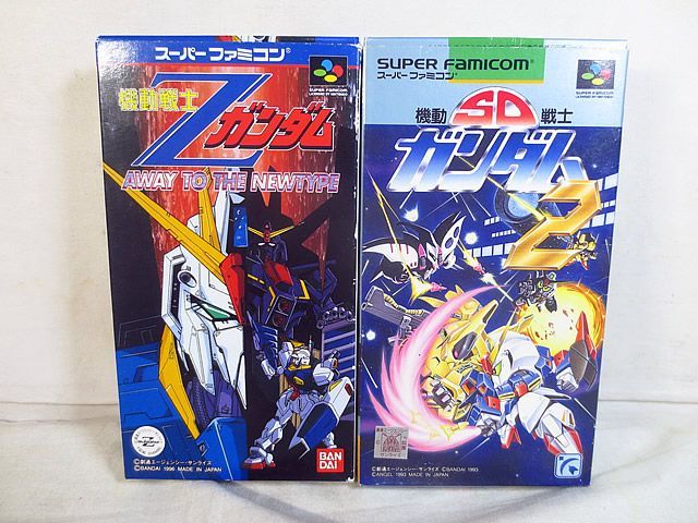 バンダイ スーパーファミコン SFC 機動戦士SDガンダム2 機動戦士Ｚガンダム セット