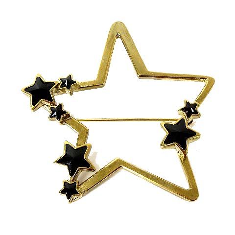 sonia Rykiel ソニア・リキエルの星ブローチ美品 ws500】美品 SONIA RYKIEL ソニアリキエル 星 ブローチ シルバー