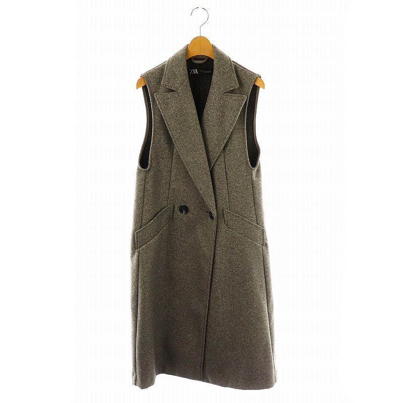 zara ジレ ベルト テクスチャー ベスト ZARA】ベルト テクスチャー ベスト | 2132/725/401 (ZARA/ベスト