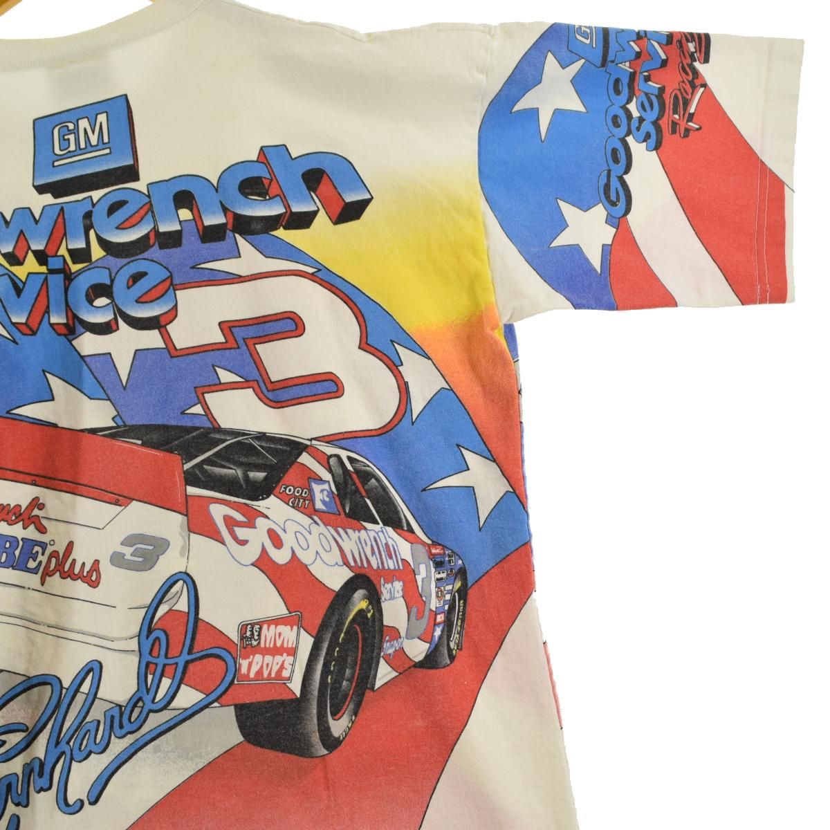 NASCAR ナスカー レーシングTシャツ 両面大判プリント レース デカロゴ-