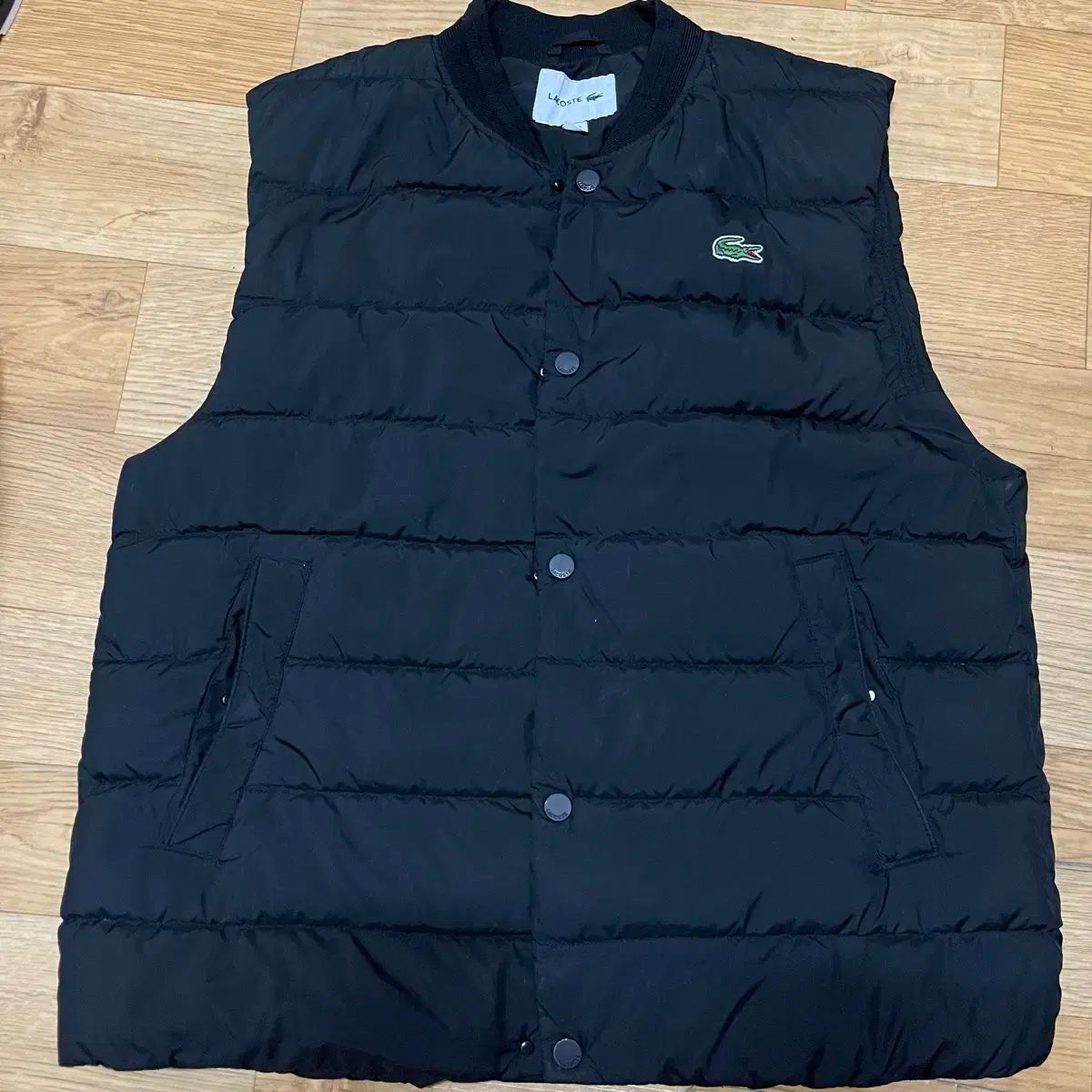 LACOSTE(ラコステ) ダウンベスト 黒 100 サイズ - メルカリ