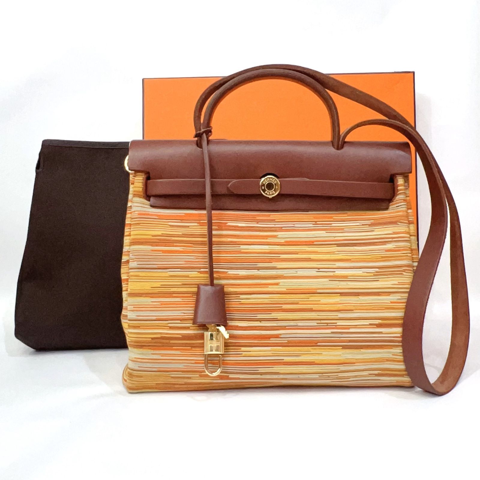 レディース HERMES エルメス エールバッグ PM 31 ヴィヴラート 