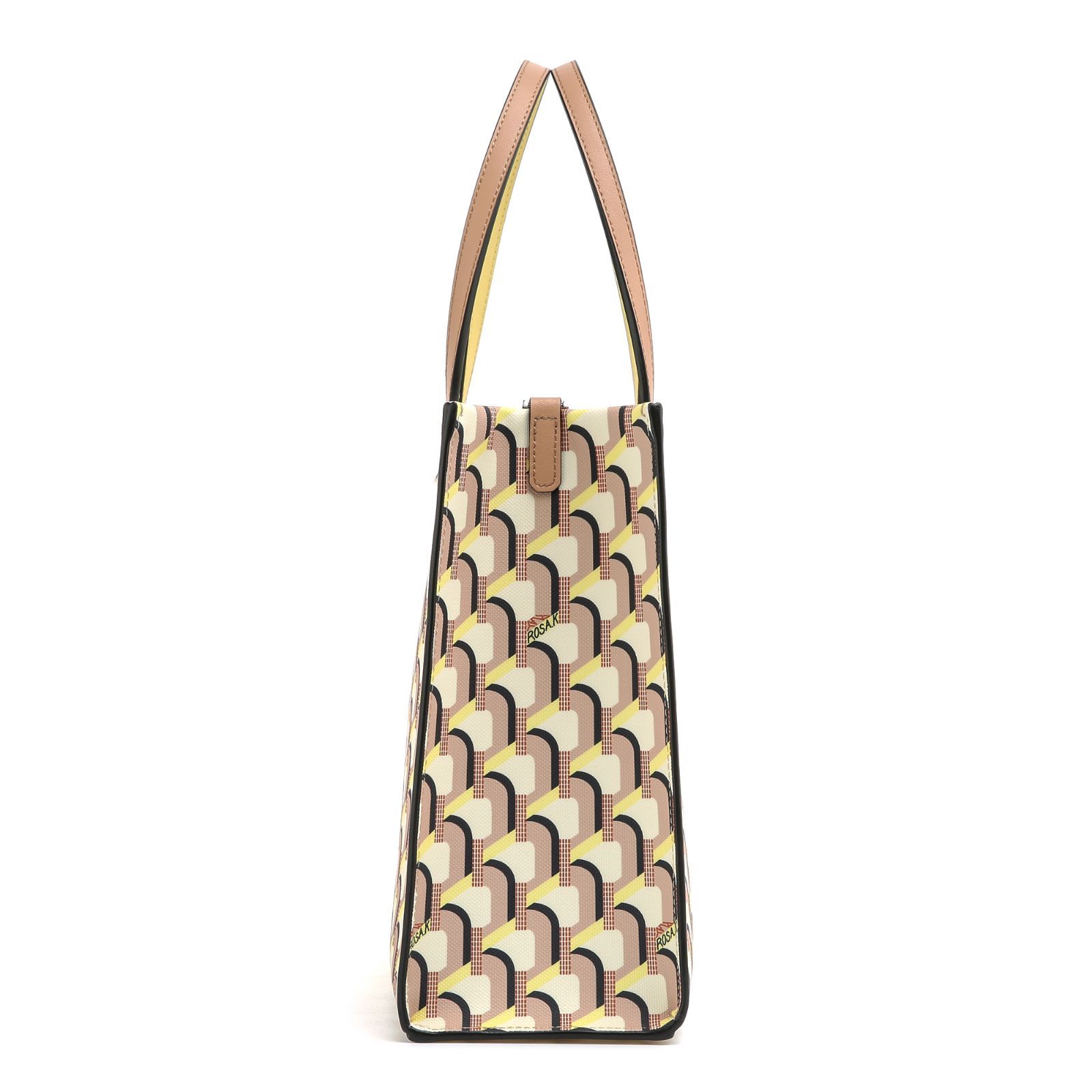 お値下げしました❣️rosa.k モノグラムチェーンクロスカード財布　ロサケイ 6】ROSA.K CABAS MONOGRAM DAY TOTE BAG BUTTER sizeLL - メルカリ