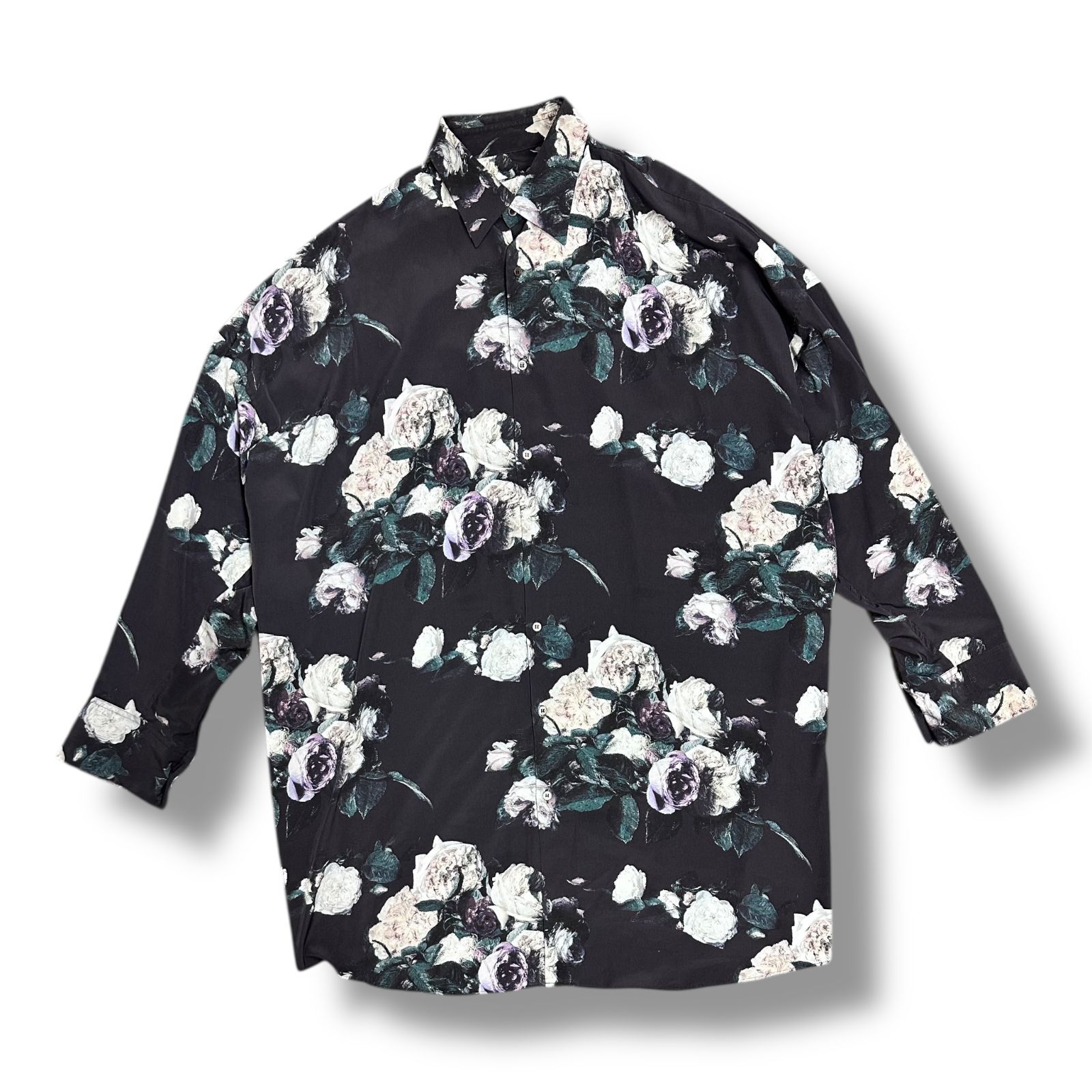 Lad musician 17ss 花柄 オープンカラーシャツ 44