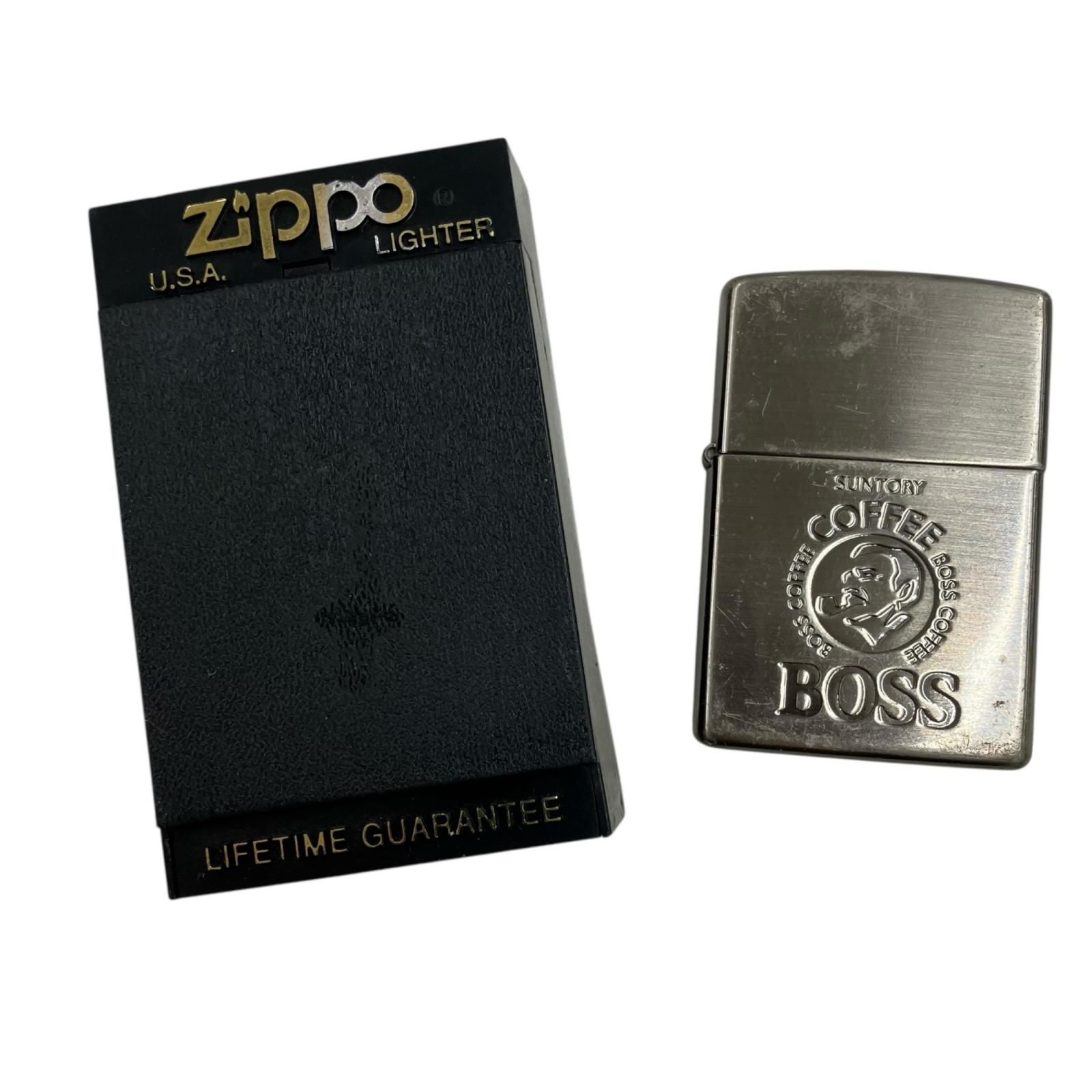 【当選品】1998年 サントリーキャンペン当選品 ボスジッポー 170590 現状品 ZIPPO ジッポ オイルライター BOSS ボス 1998年