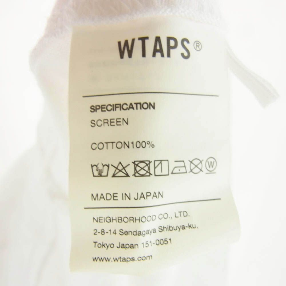 WTAPS ダブルタップス 21AW VIBES SCREEN L/S TEE ロゴプリント