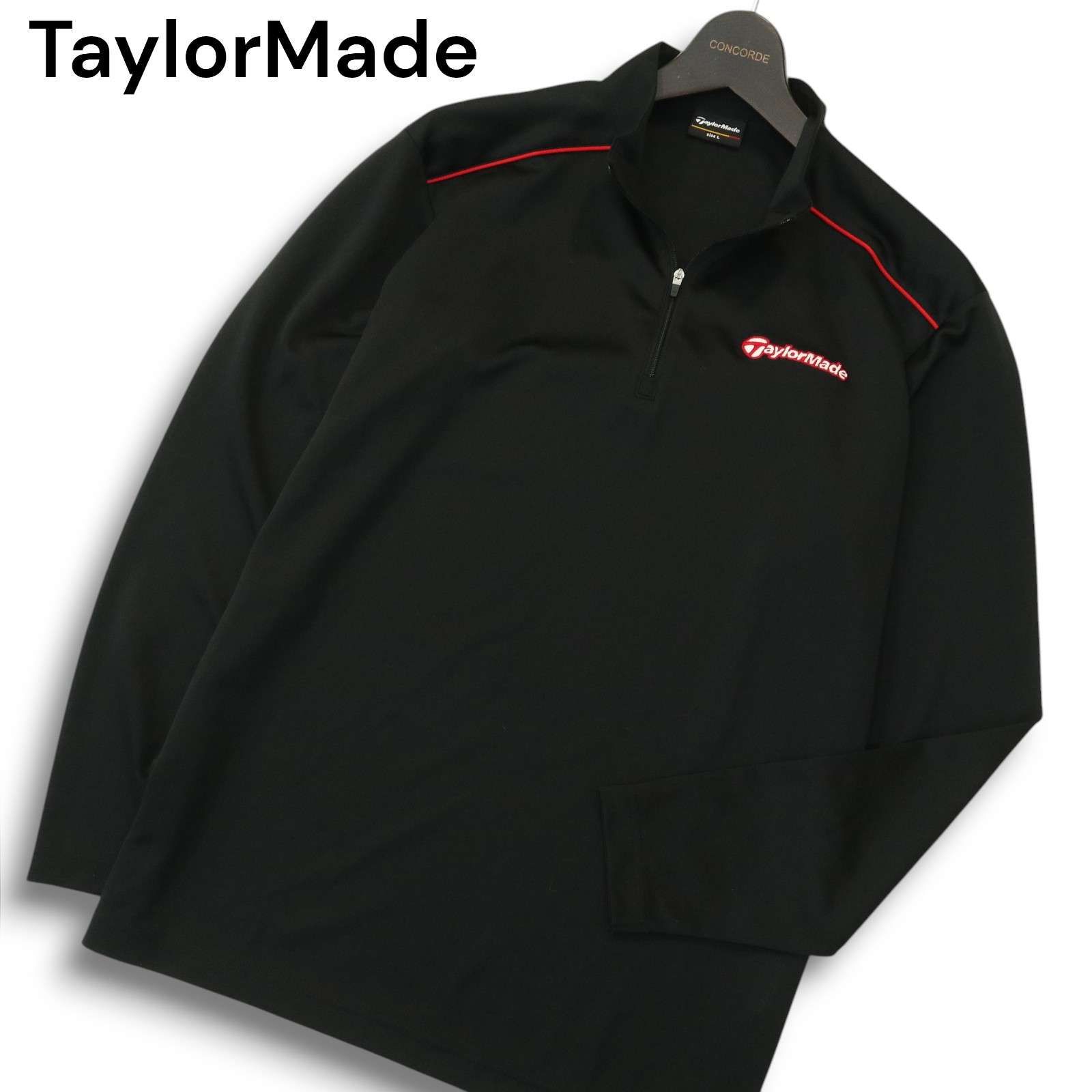 TaylorMade テーラーメイド ゴルフ 通年 ロゴ刺繍☆ ストレッチ 長袖