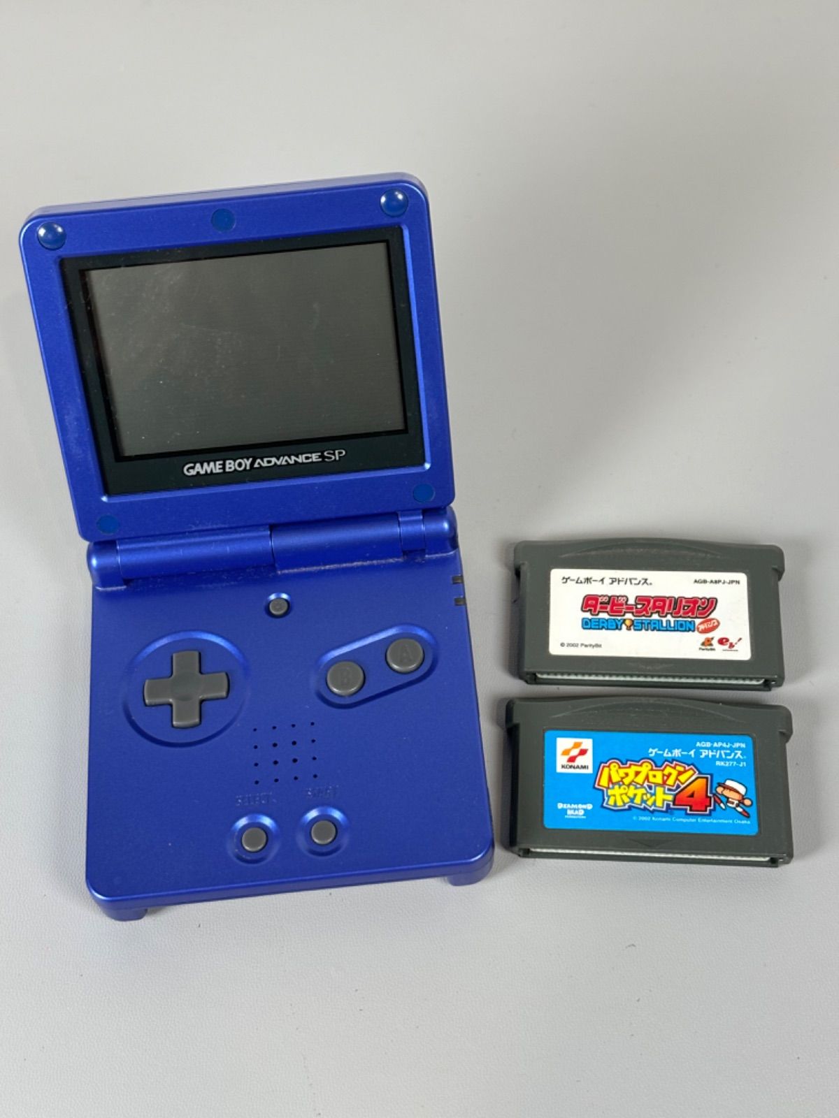 ゲームボーイアドバンスSP ブルー カセットセット