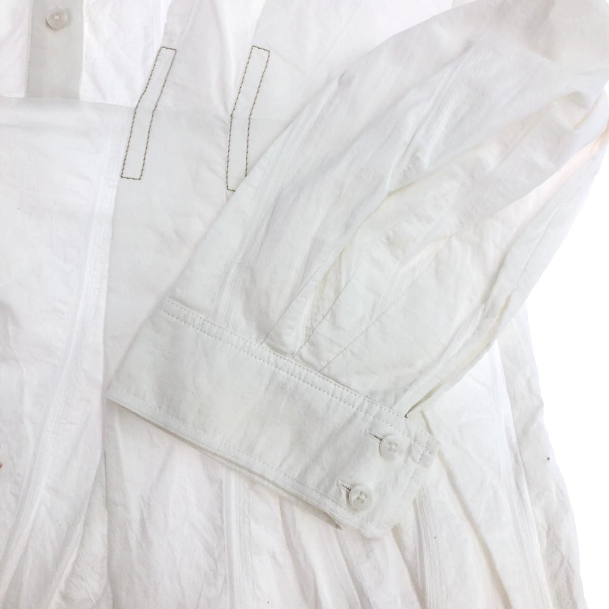 PINUE ピヌエ タックステッチワンピース サイズ:M シャツワンピ PINUE ピヌエ タックステッチワンピース サイズ:M シャツワンピ