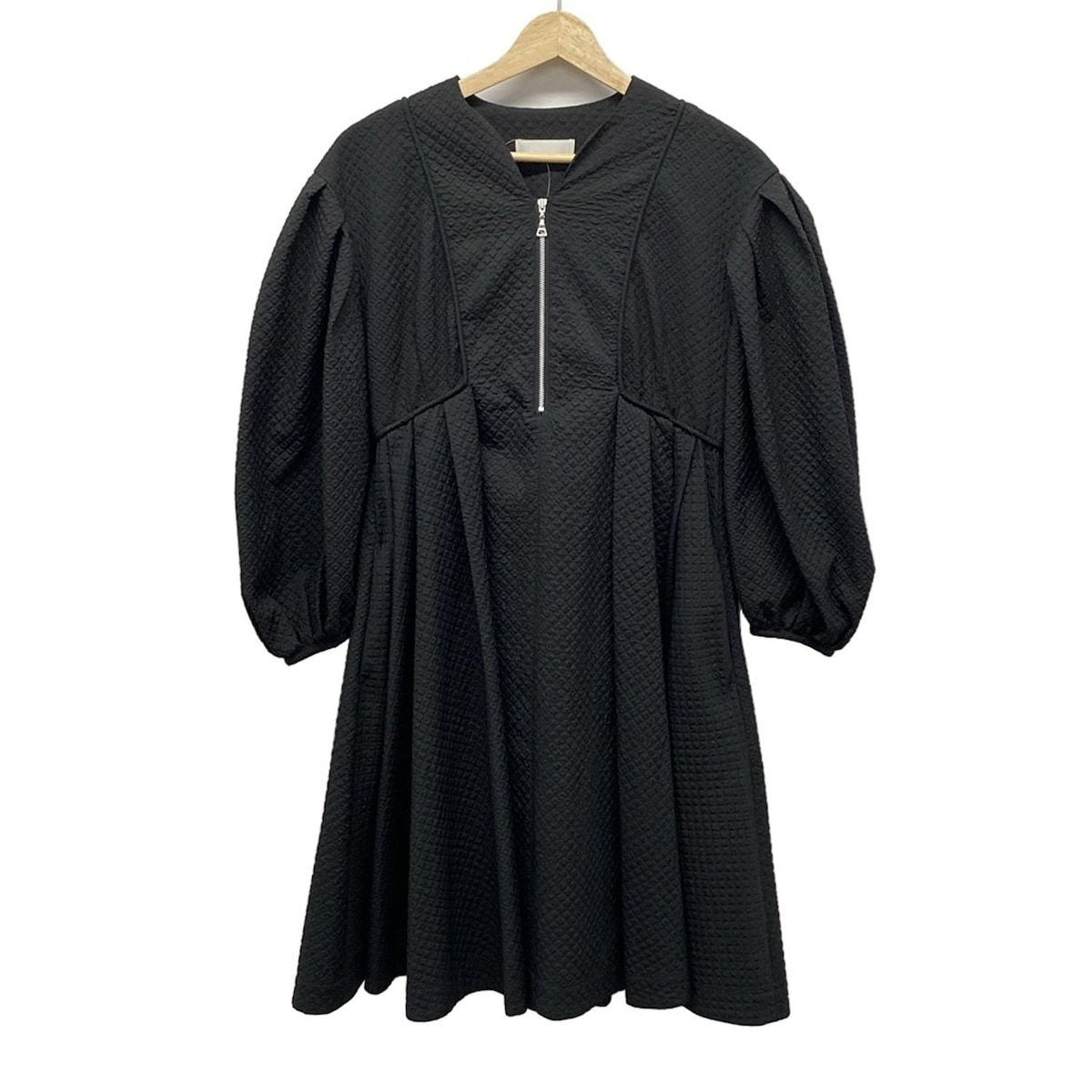 CELFORD セルフォード ワンピース サイズONE SIZE レディース - 黒 七分袖 ひざ丈