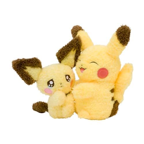 ポケモンセンターオリジナル ぶるぶる…むぎゅ！ぬいぐるみ なきべそピチューu0026ピカチュウ 