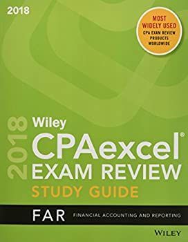 【中古-非常に良い】 Wiley CPAexcel Exam Review 2018 Study Guide Financial Accounting and Reporting (Wiley Cpa Exam Review Financial Account