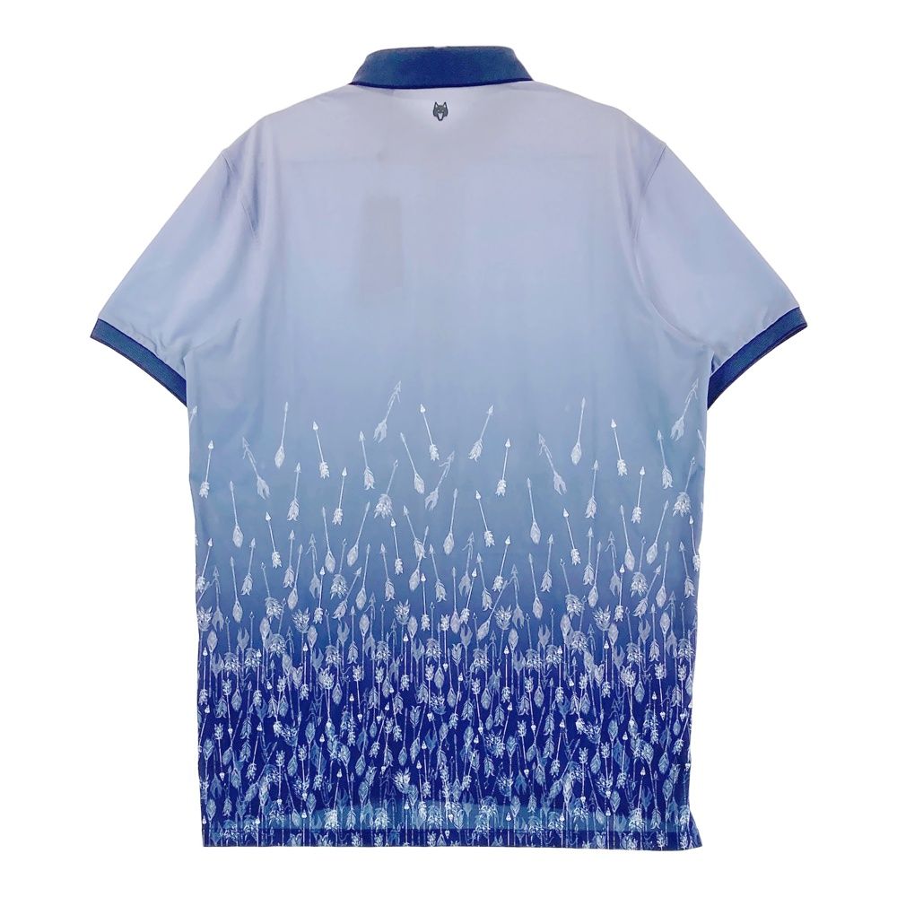 サイズ M GREYSON グレイソン MSP24K06 半袖ポロシャツ TO BE ブルー系 240101516884 ゴルフウェア メンズ ストスト