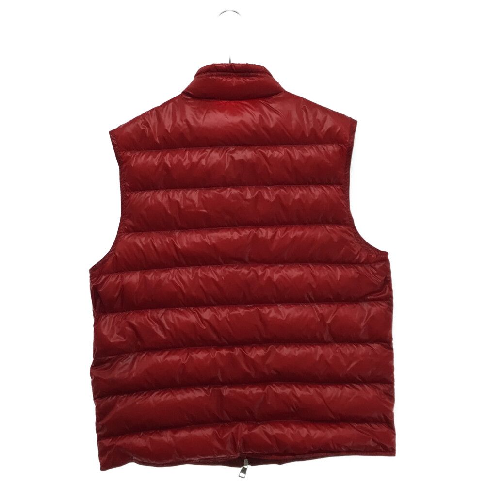 MONCLER (モンクレール) GUI GILET ナイロンダウンベスト レッド 510914336199-53029 - メルカリ