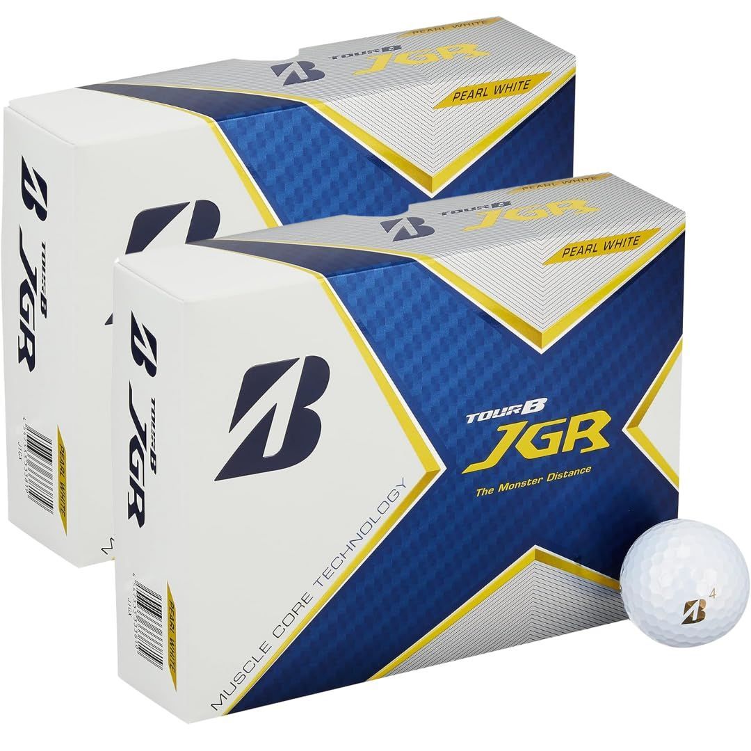 パールホワイト 2ダースセット TOURB ツアーB JGR ブリヂストン(BRIDGESTONE)(24球入) ゴルフボール (パールホワイト)