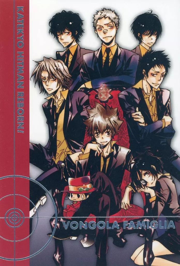 中古】ポストカード ボンゴレファミリー(縦型) 「家庭教師ヒットマン