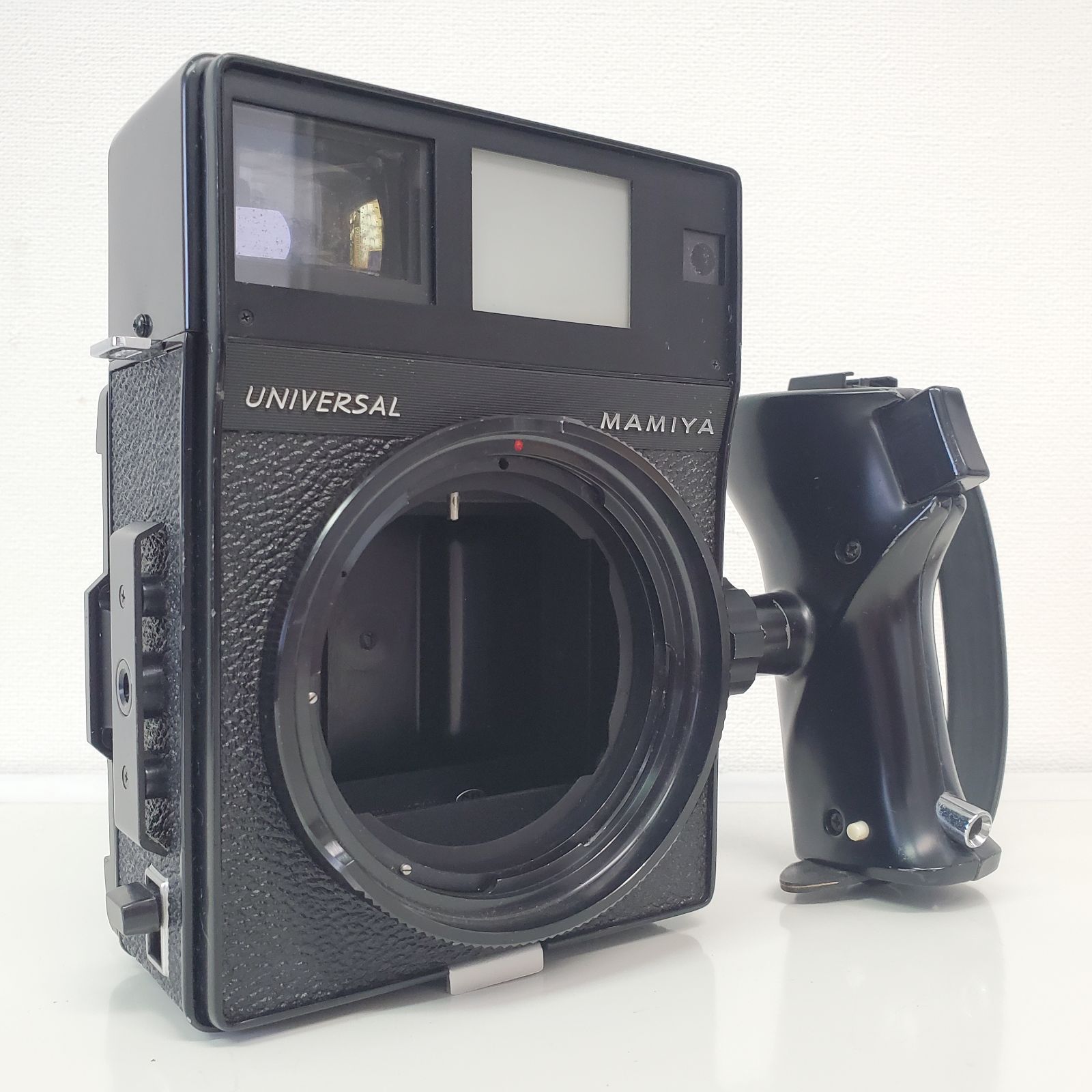 基本動作確認 マミヤ MAMIYA UNIVERSAL PRESS ユニバーサル プレス ブラック ユニバーサルプレスブラック マミヤプレス  中判カメラ 本体 - メルカリ