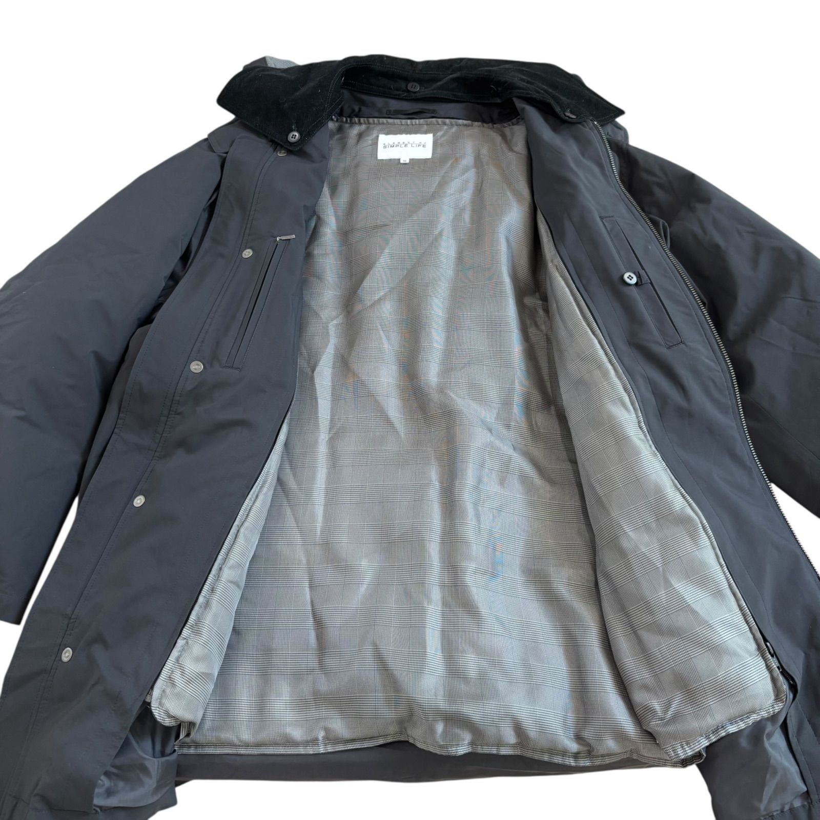 RE258 SIMPLE LIFE シンプルライフ ライナー付き ダウンコート ダウン 