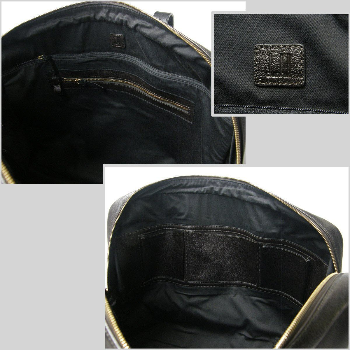 新品】 dunhill ／ ダンヒル 大型 バッグ 水牛革 レザー 肩掛け PC 
