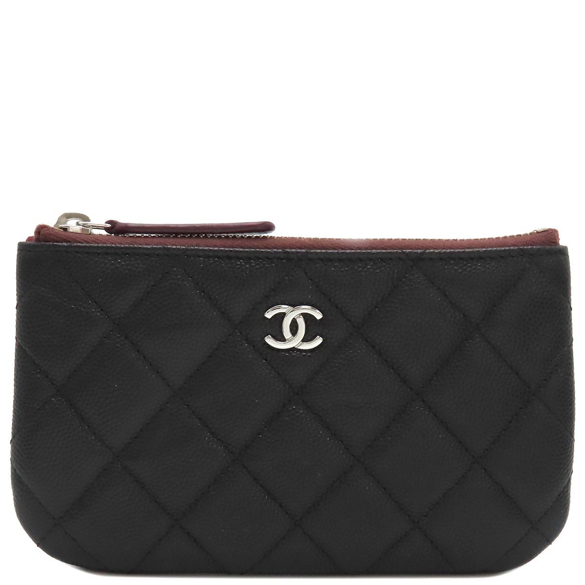 CHANEL シャネル　ポーチ　黒 CHANEL シャネル ウィンドウズライン ポーチ ブラック クリア