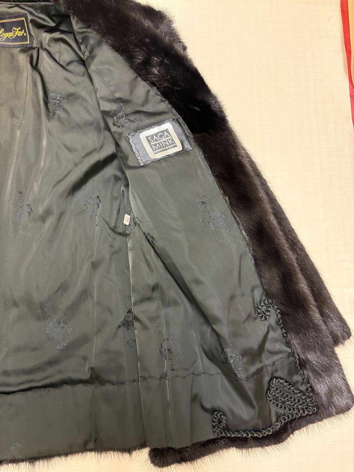 SAGA MINK Logan Fur ミンクコート 毛皮 リアルファー C25102625