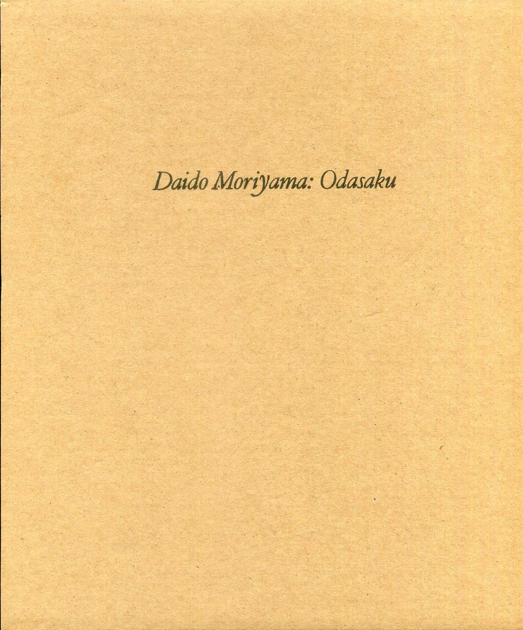 森山大道 Daido Moriyama odasaku 日本語版 サイン入り 森山大道サイン
