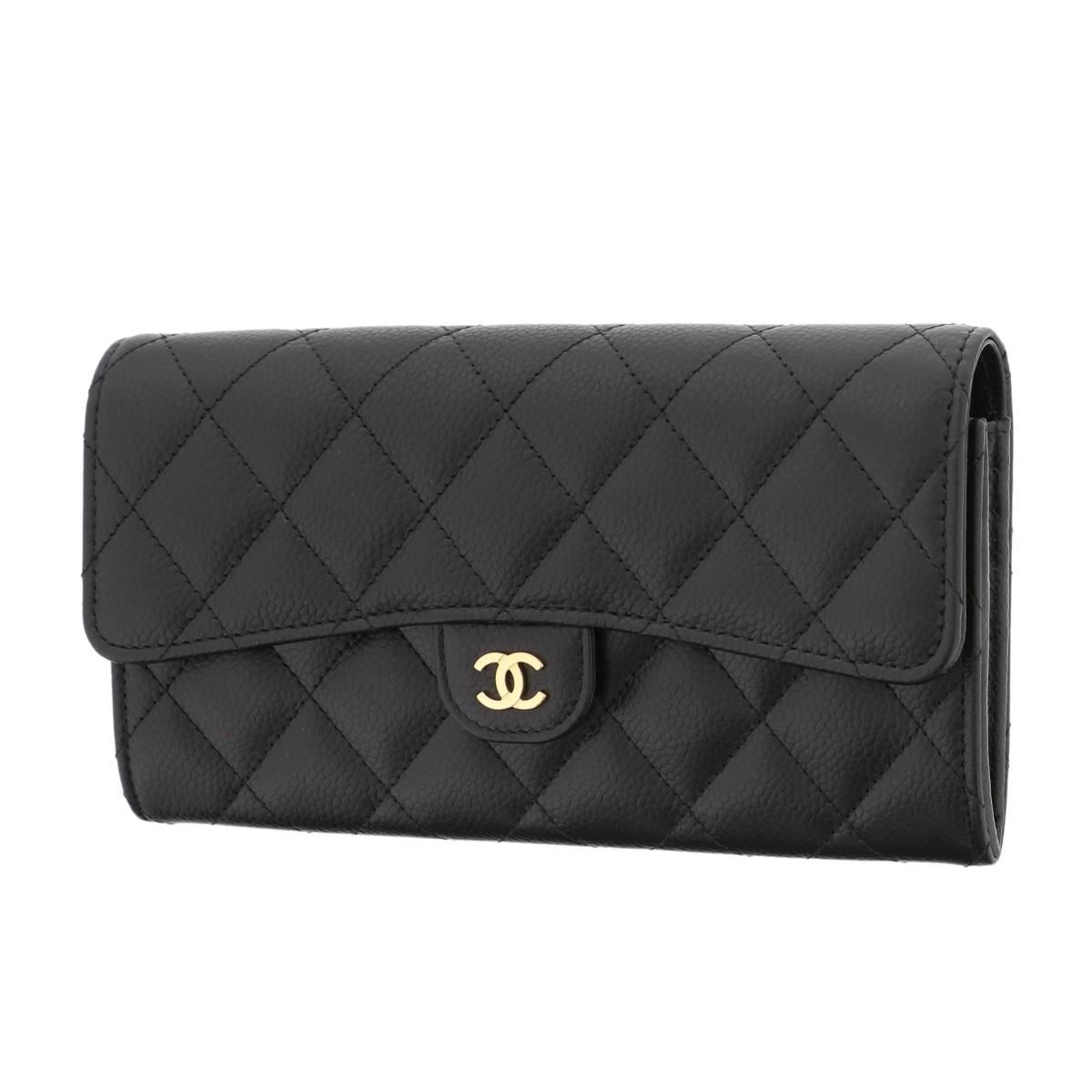CHANEL （シャネル）マトラッセ キャビアスキン 長財布 AP0241 