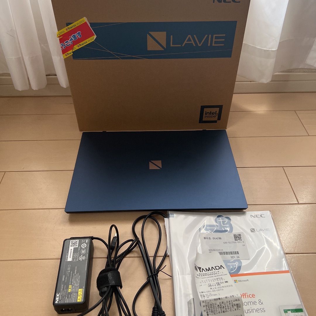 NEC ノートパソコン ネイビー LAVIE PC-N1475BAL - メルカリ