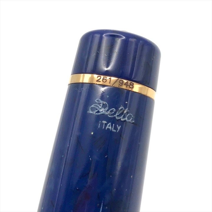 外観美品 Delta デルタ 万年筆 イスラエル 1998年 948本 限定 筆記用具
