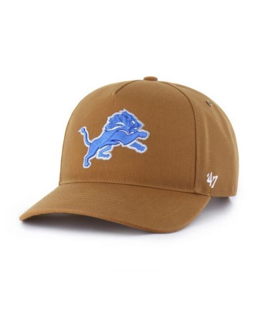 送料無料 47ブランド レディース 帽子 アクセサリー x Carhartt Men s Brown Detroit Lions Hitch Adjustable Hat Brown