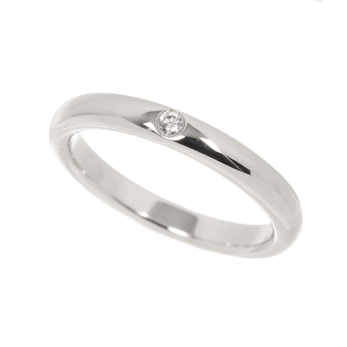 ティファニー TIFFANY&Co. スタッキング バンド 9号 リング ダイヤ 1P  