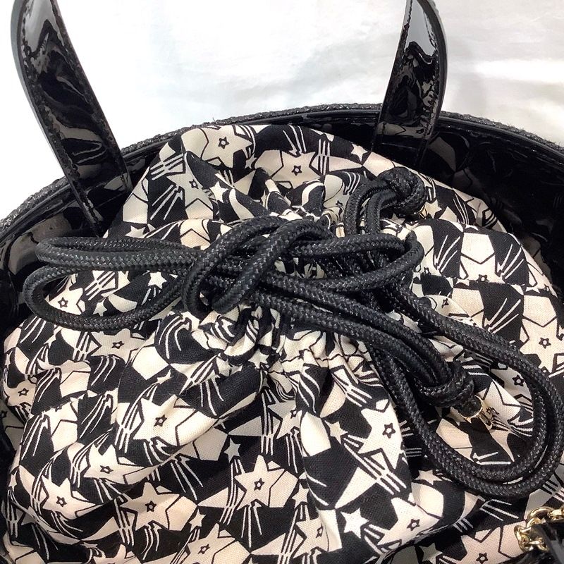 アナスイ（ANNA SUI）チャーミーズねこモチーフ2WAYかごバッグ ハンド