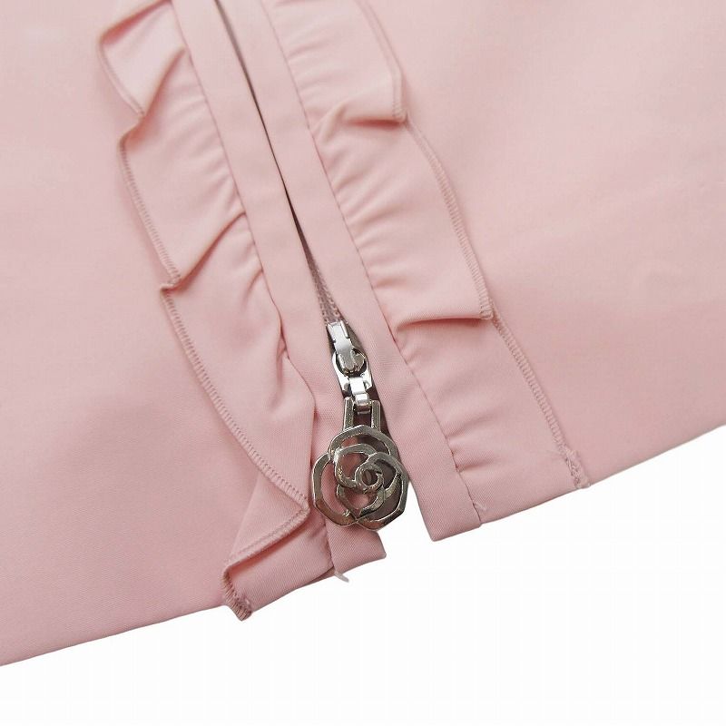 美品 エムズグレイシー M'S GRACY フリル パーカー コート ジャケット