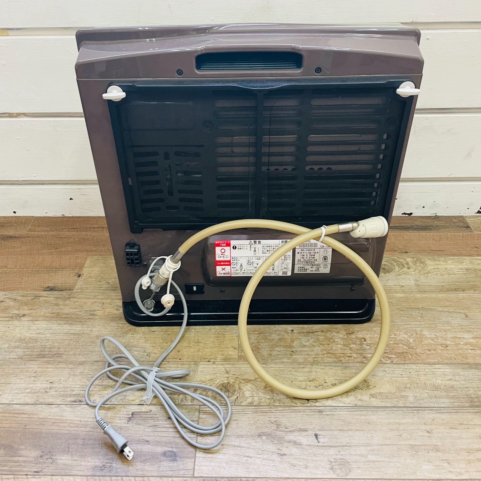 リンナイ ガスファンヒーター RC-Y4001E 都市ガス 動作品 i18168 140