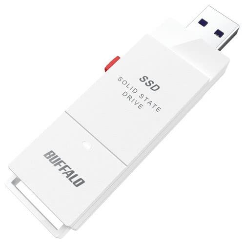 バッファロー SSD-SCT1.0U3-WA (ホワイト) 外付けSSD SSD-SCTU3Aシリーズ 1TB 