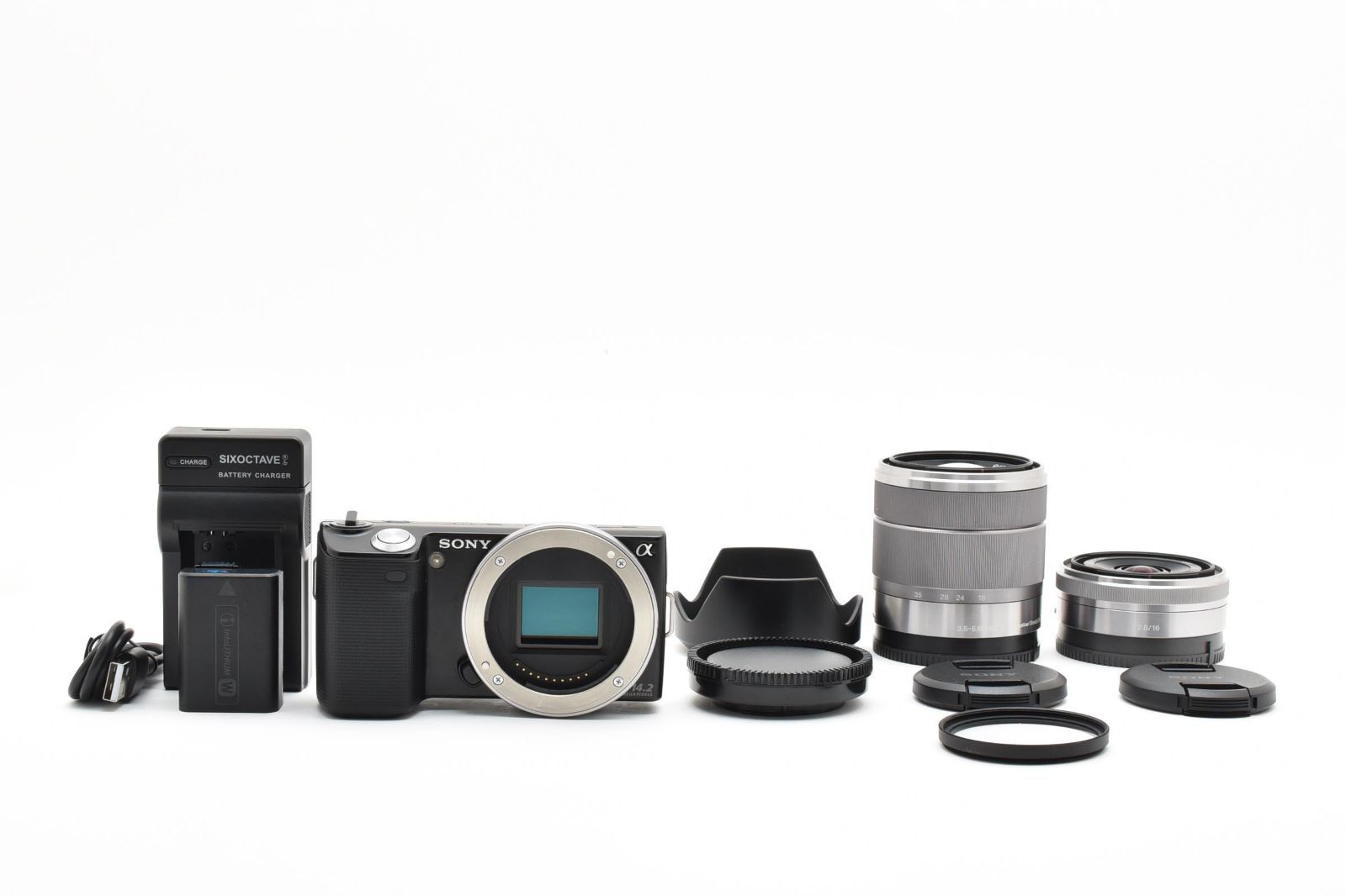 シャッター回数：1869回]ソニー SONY α NEX-5 ダブルズーム