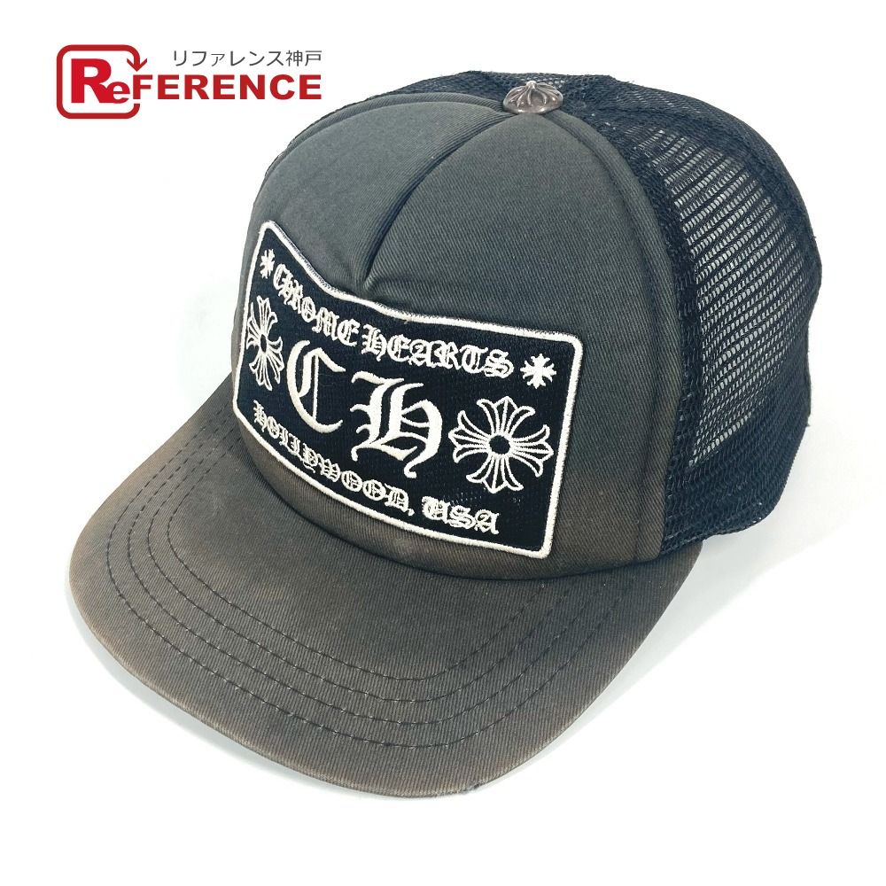 CHROME HEARTS クロムハーツ キャップ CHロゴ コットン ブラック