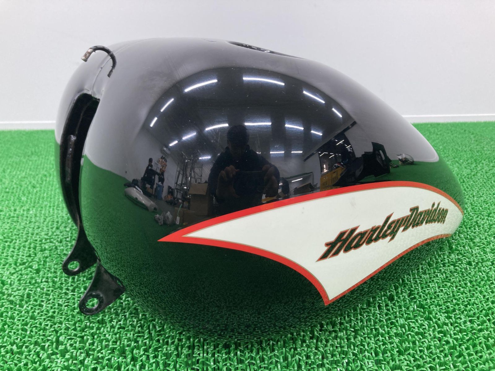 FLST1450 タンク 黒 ハーレー 純正 中古 バイク 部品 ソフテイル ヘリテイジ TC88 ノーマルガソリンタンク コンディション良好