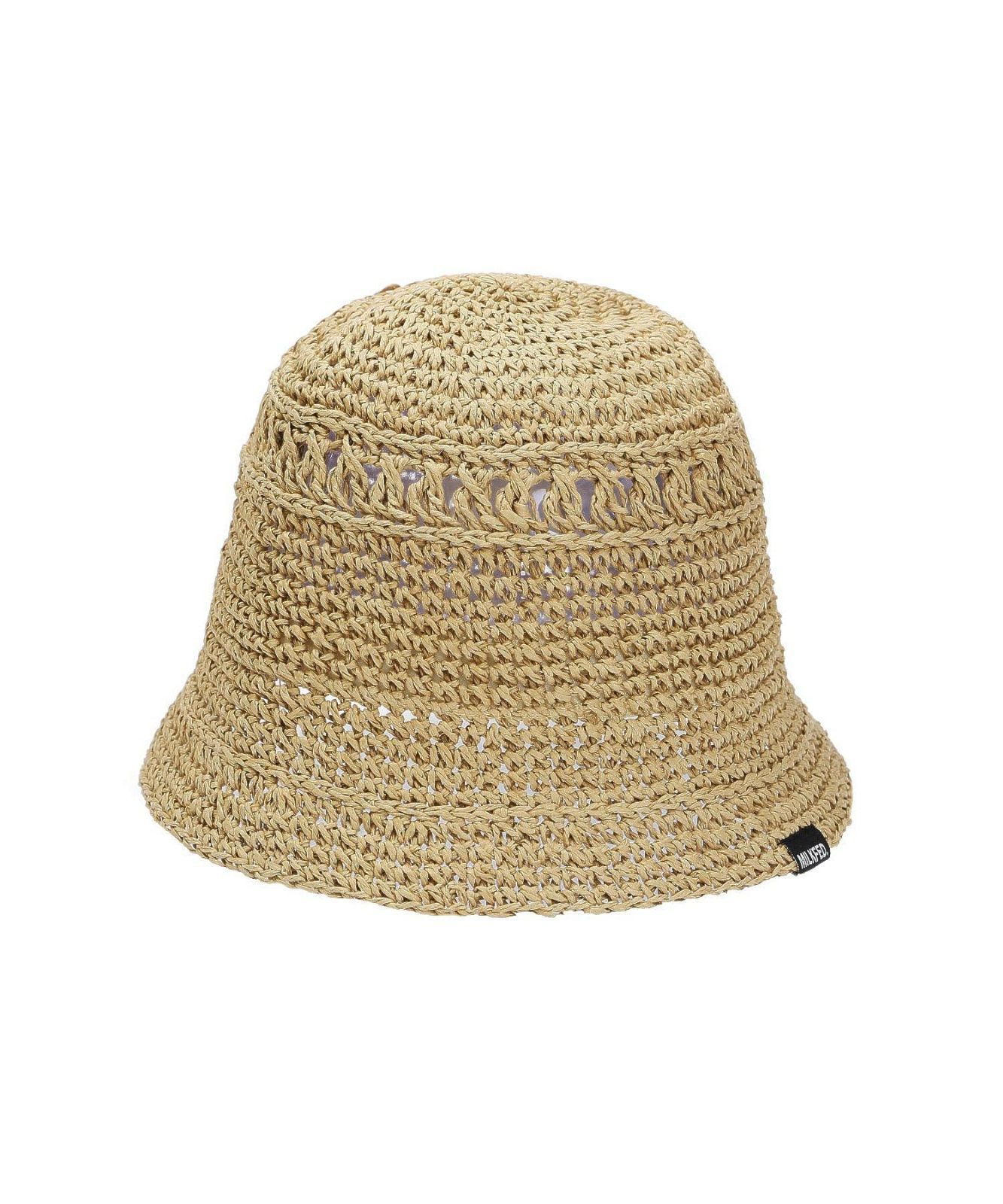 定番人気，品質保証 [ミルクフェド] ハットCROCHET HATレディース ハット