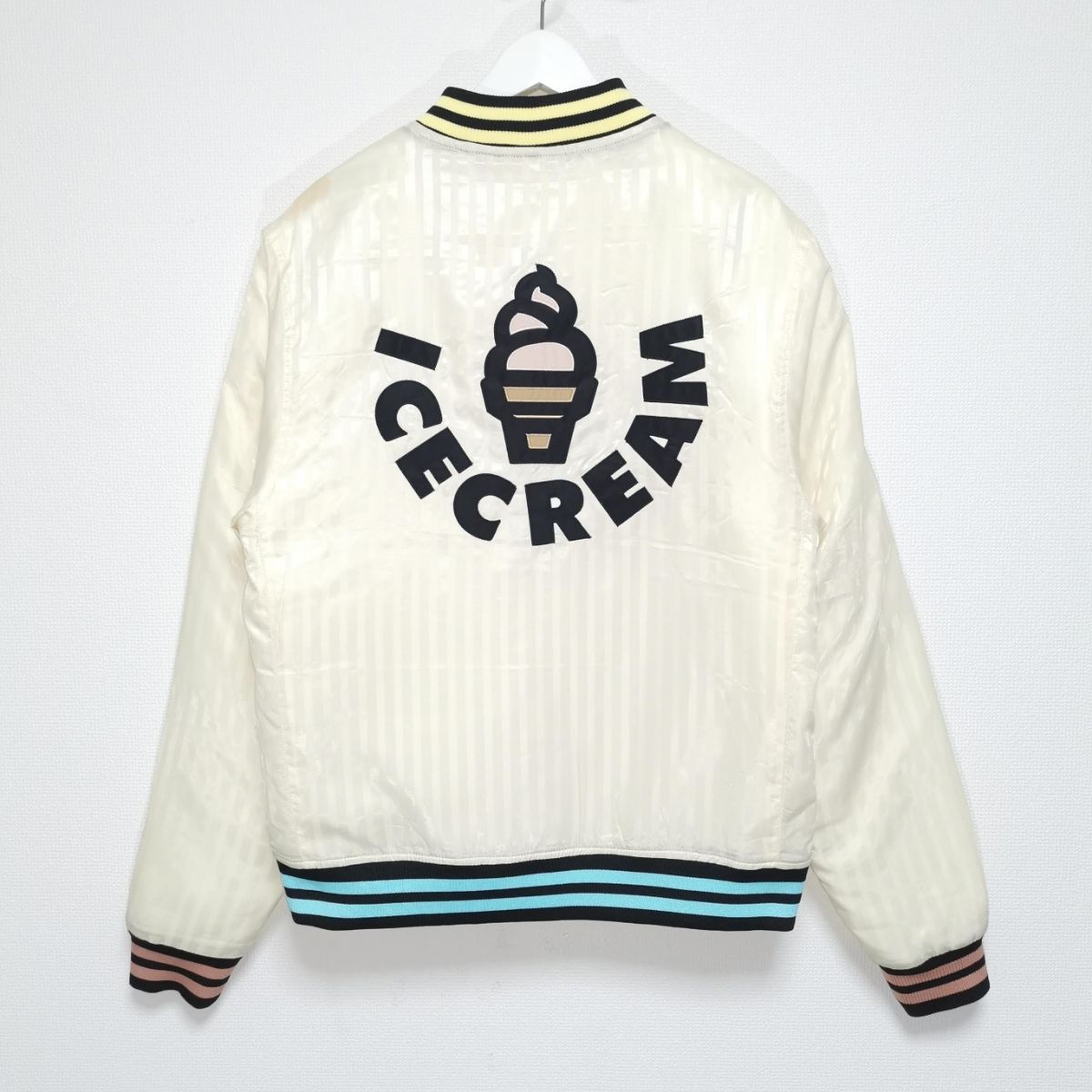 L アイスクリーム ICECREAM スタジャン スタジアム ジャケット BBC