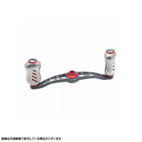 メガテック リブレ LIVRE CLANK Feather100(クランクフェザー) シマノ 右巻用(ガンメタP+レッドG) 製品番号 FRSF100-FI-GMR