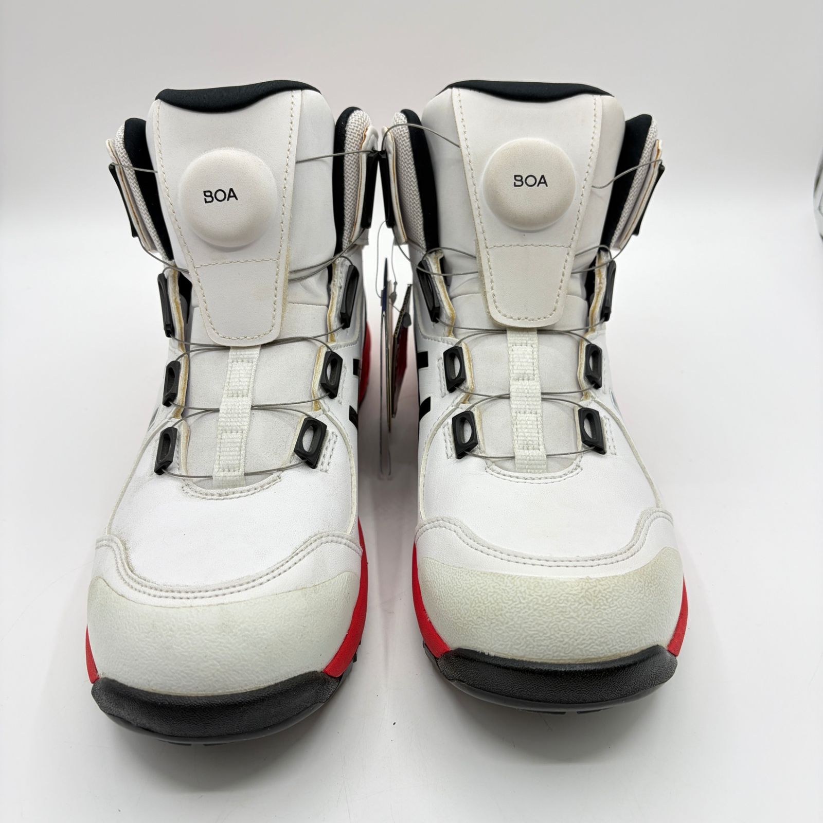 展示 アシックス ウィンジョブ 安全靴 CP 304 BOA 26.0 cm ホワイト×ブラック asics 汚れ有り