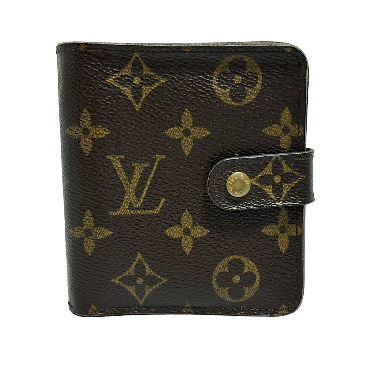 LOUIS VUITTON ルイヴィトン 2つ折り財布 モノグラム コンパクトジップ M61667 -