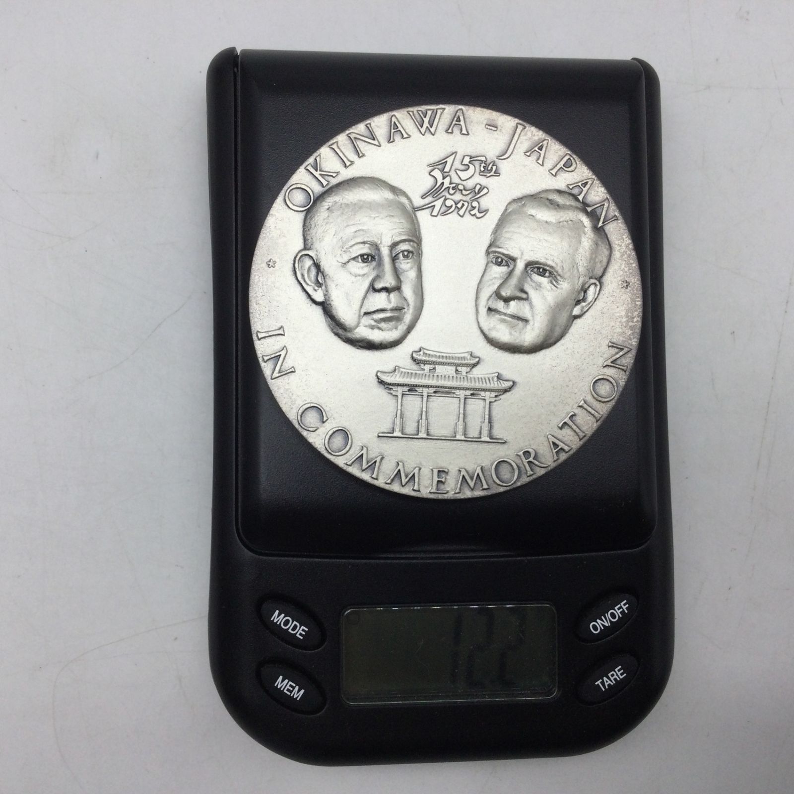 記念メダル　純銀　silver1000 希少】純銀 銀貨 SV1000 1989年 第100回 天皇賞競走 記念メダル コイン