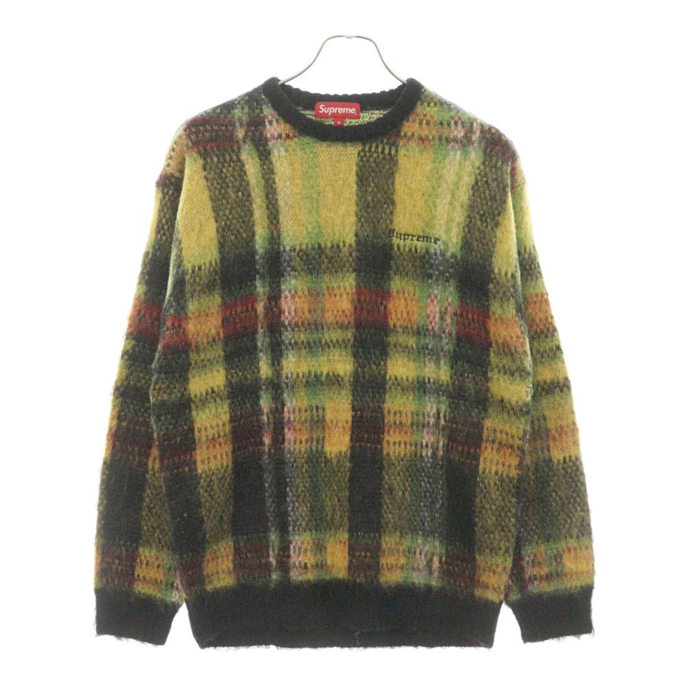 SUPREME (シュプリーム) 20AW Brushed Plaid Sweater ブラッシュド プレイド ニットセーター マルチ