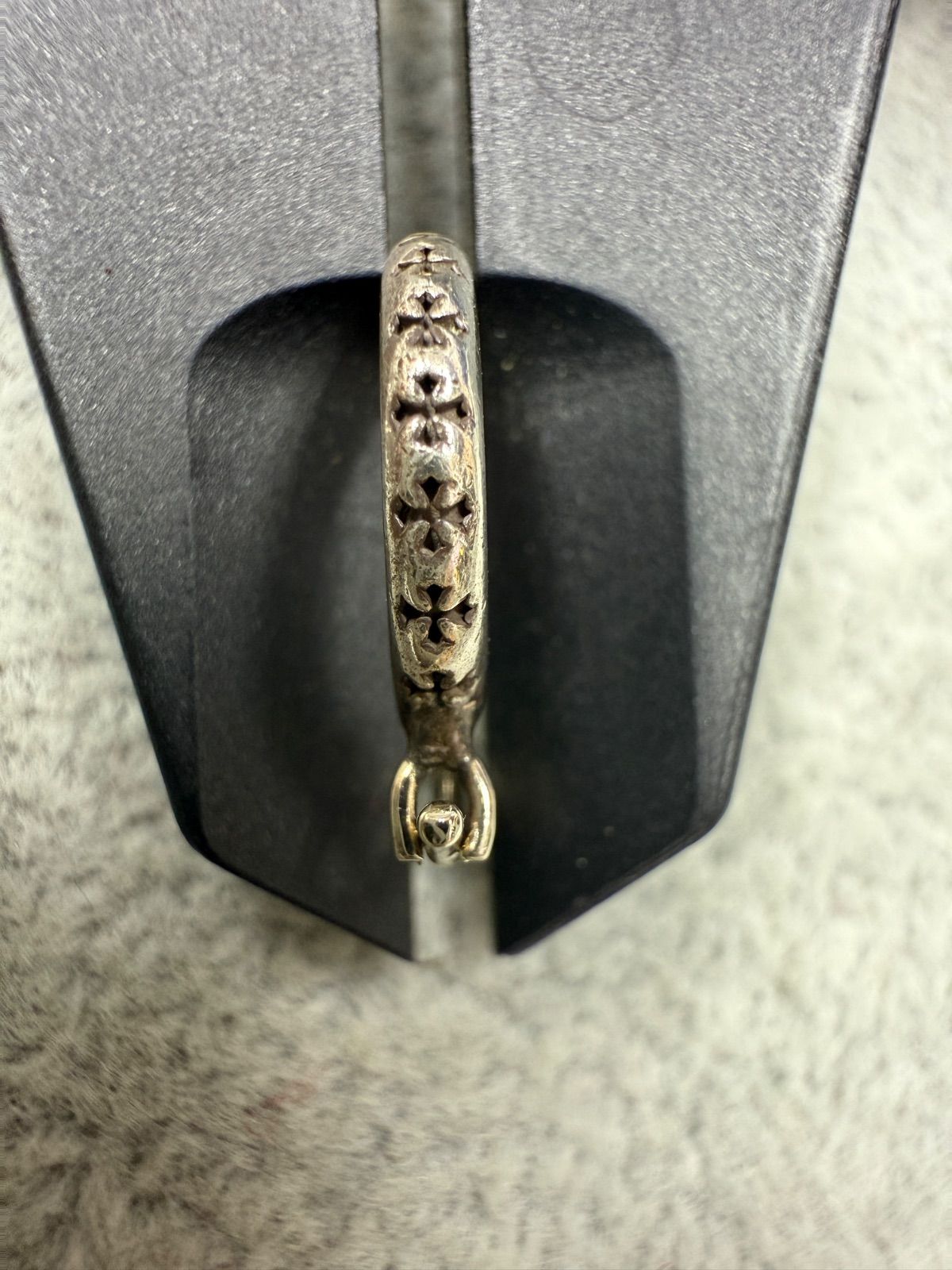 Chrome Hearts【クロムハーツ】Tiny Scroll Hoop Earring